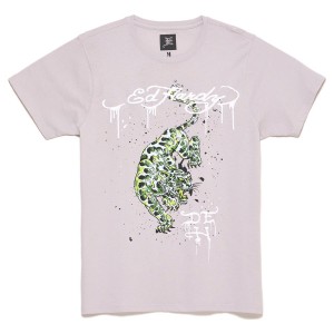 Ed Hardy Crawling Tiger Tee T-shirts Herren Lila | OLITK-5013