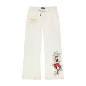 Ed Hardy Dagger Heart Sweatpants Unterteile Damen Grau | QDIZX-7356