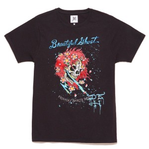 Ed Hardy Ghost Skull Tee T-shirts Herren Schwarz | UPHTO-7854