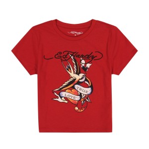 Ed Hardy Love Bird Baby Tee Baby Tees Damen Rosa | PXZGF-3129