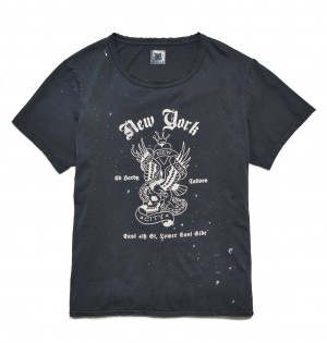 Ed Hardy New York T-Shirt T-shirts Herren New York | RNGHB-1954