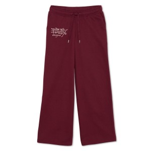 Ed Hardy Retro Tiger Flare Sweatpants Unterteile Damen Sangria | ZSCUQ-2514
