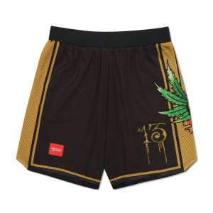 Ed Hardy Weed Skull Short Unterteile Herren Schwarz | UVWHI-5691
