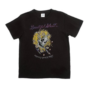 Ed Hardy Yellow Hair Skull Tee T-shirts Herren Schwarz | VDSJN-7268